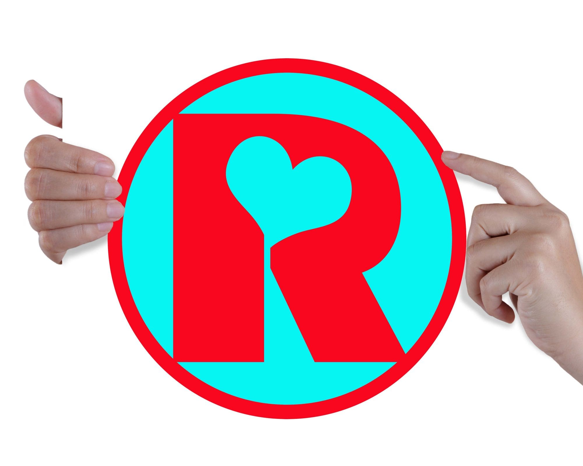 Hand holding white empty paper